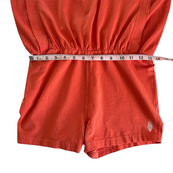 FP Movement Free People Hot Shot
Shortsie Coral Muscle Tank Romper Size Medium - Picture 5 of 10